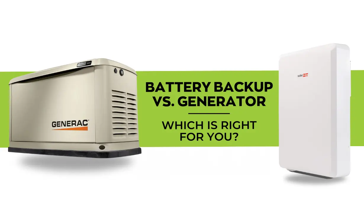 home standby generators vs battery backup systems